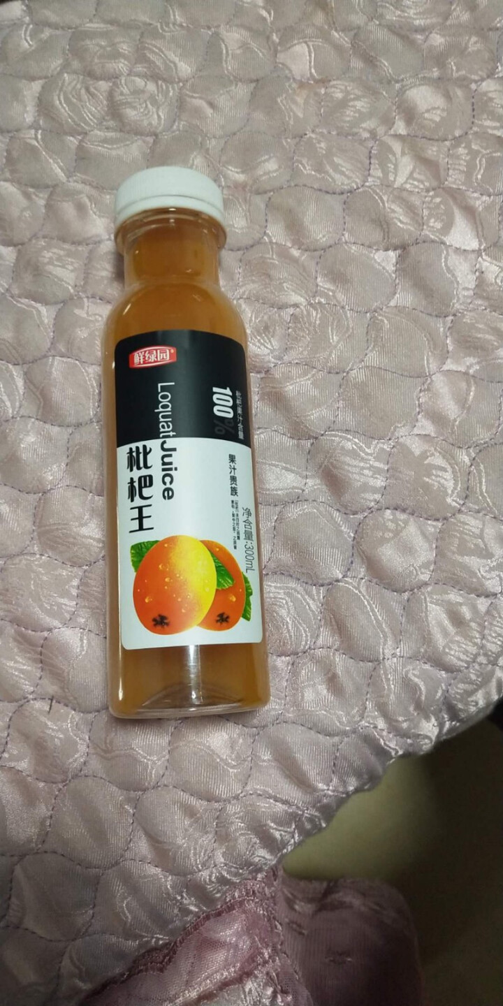 鲜绿园 枇杷汁100%枇杷王枇杷原浆果汁饮料大瓶饮料300ml 单瓶装试饮活动怎么样，好用吗，口碑，心得，评价，试用报告,第2张