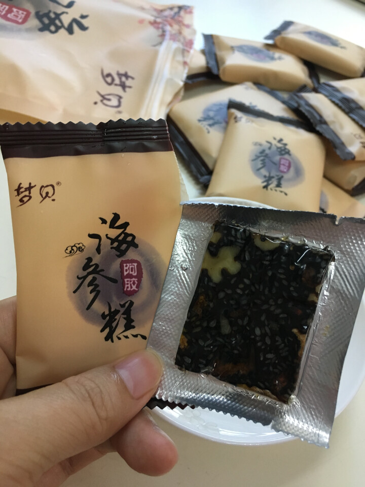 月亮湾 海参阿胶糕 130g 简装怎么样，好用吗，口碑，心得，评价，试用报告,第3张