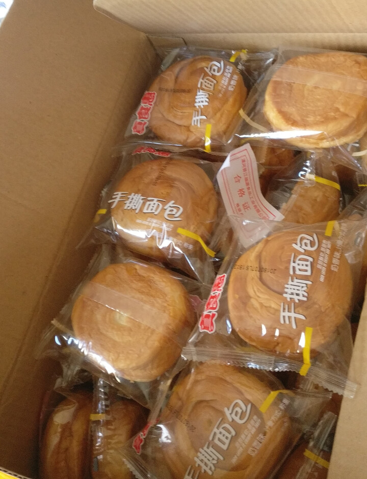 真食惠 手撕面包1000g整箱装 早餐食品蛋糕口袋面包小糕点心零食大礼包礼盒脏脏包 手撕面包1000g怎么样，好用吗，口碑，心得，评价，试用报告,第3张