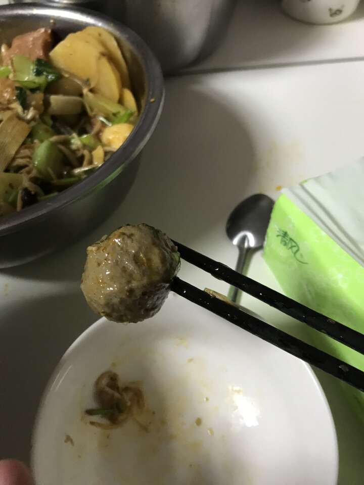 心瓷 潮汕牛肉丸牛筋丸 双拼组合  170g*2袋 火锅丸子 烧烤食材怎么样，好用吗，口碑，心得，评价，试用报告,第2张