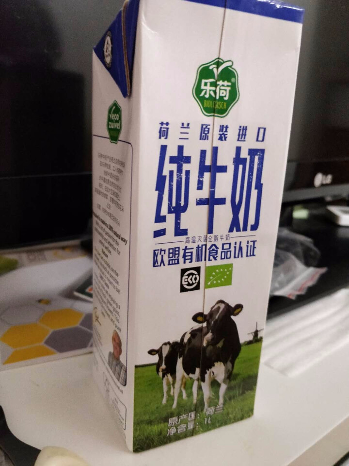 欧盟有机认证 荷兰进口 乐荷（vecozuivel）全脂有机纯牛奶 1L*6盒礼盒装怎么样，好用吗，口碑，心得，评价，试用报告,第4张