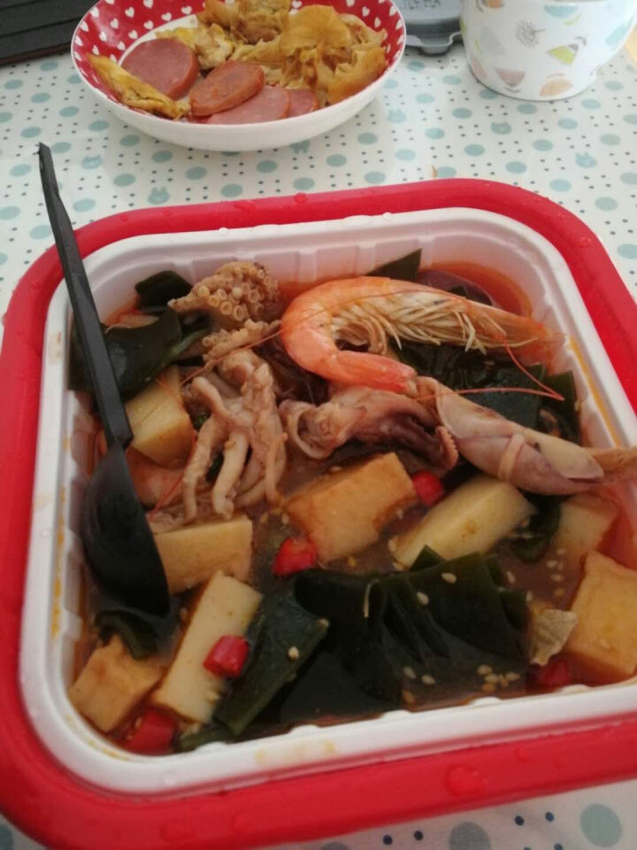 隆洋 海鲜自煮火锅 400g 盒装 懒人即食 自主自热微火锅怎么样，好用吗，口碑，心得，评价，试用报告,第4张