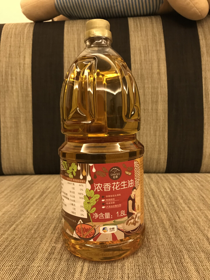 中粮初萃 压榨一级浓香花生油1.8L 物理压榨 食用油怎么样，好用吗，口碑，心得，评价，试用报告,第2张