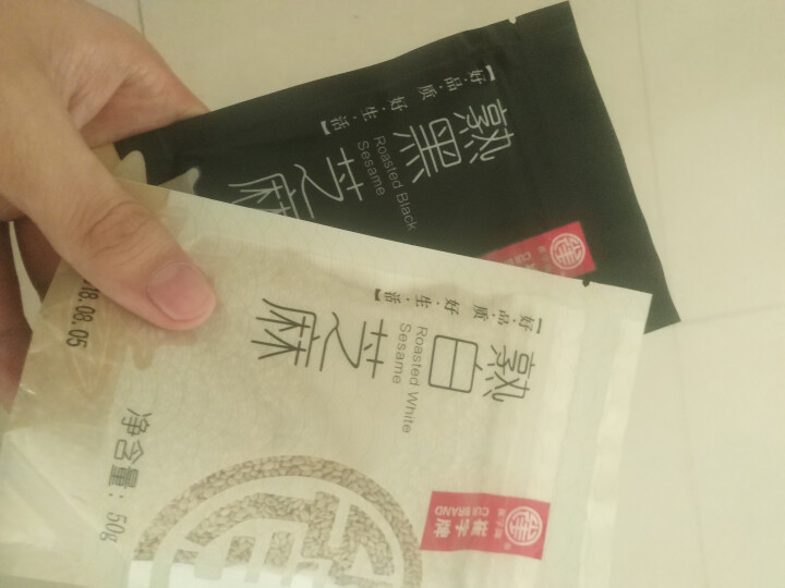 崔字牌熟黑白芝麻无添加无染色无草籽我沙子开袋即食2*50g装怎么样，好用吗，口碑，心得，评价，试用报告,第2张