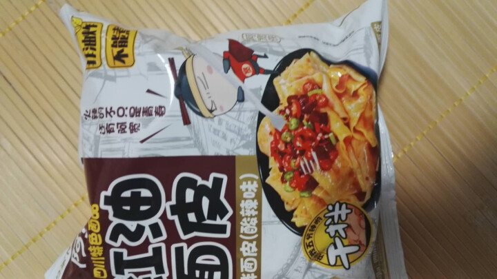 阿宽旅行套餐 重庆小面酸辣味 麻辣味 铺盖面红油面皮 方便面干拌面6碗装 阿宽红油面皮1袋怎么样，好用吗，口碑，心得，评价，试用报告,第4张