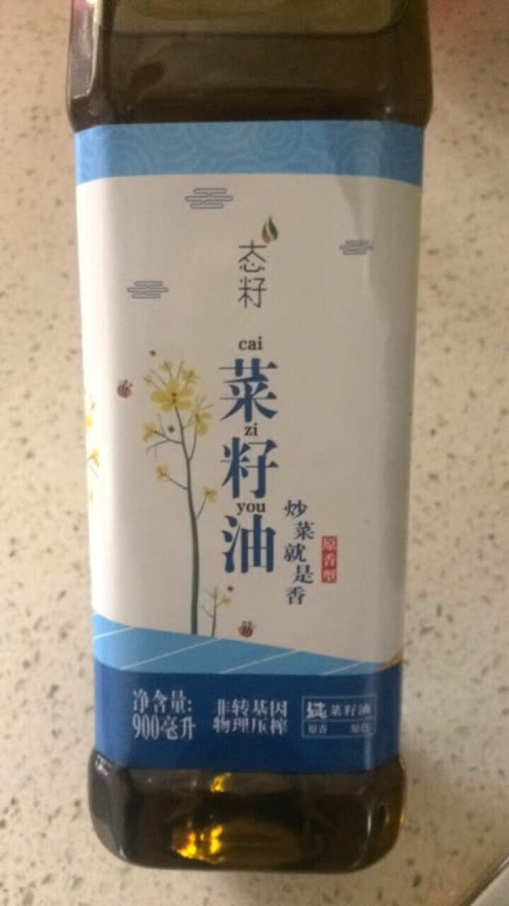 态籽菜籽油/油菜籽油原香型900毫升轻便装怎么样，好用吗，口碑，心得，评价，试用报告,第2张