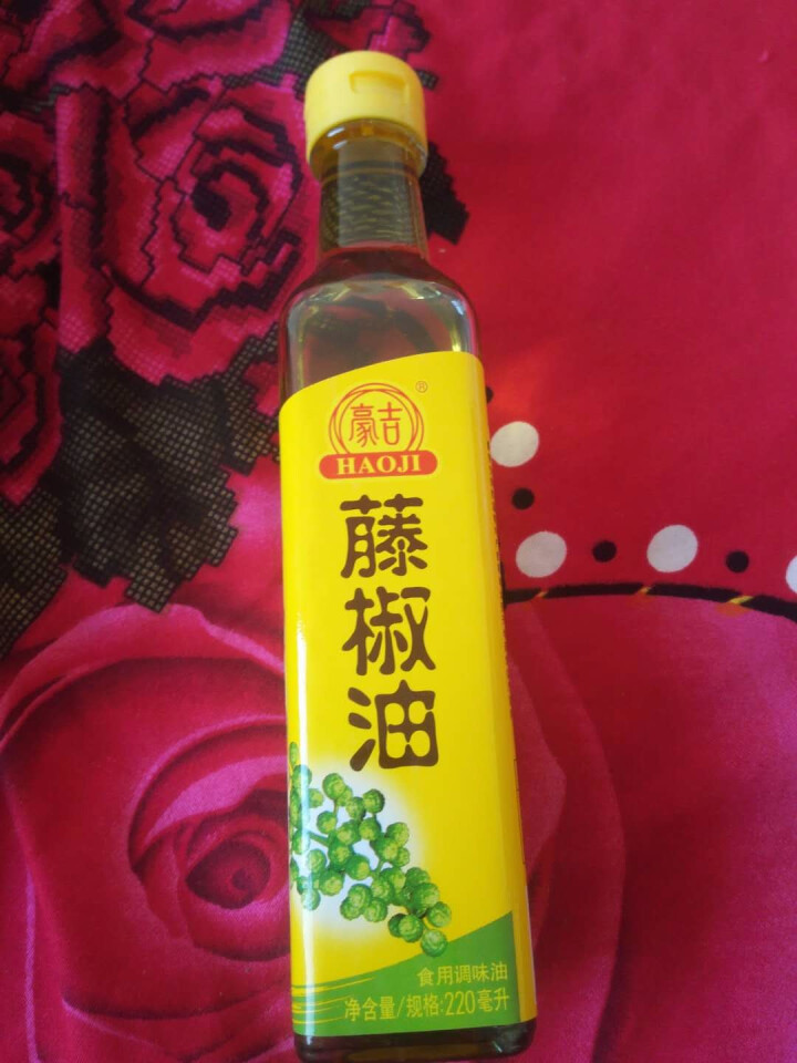 【豪吉旗舰店】四川藤椒油 麻油 食用调油 凉拌菜 调味料 220ml怎么样，好用吗，口碑，心得，评价，试用报告,第4张