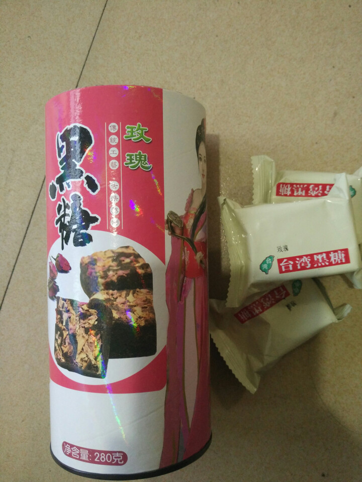 台湾进口食品牛葫芦 玫瑰老姜黑糖块冲调饮品 玫瑰黑糖怎么样，好用吗，口碑，心得，评价，试用报告,第2张