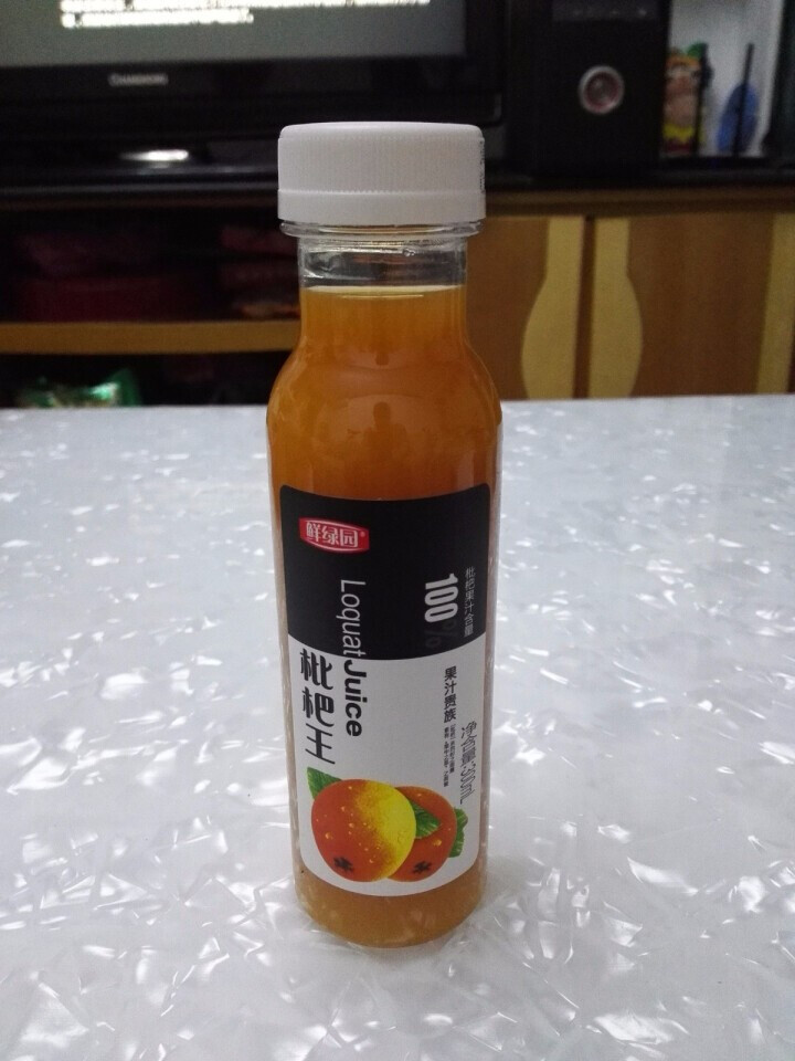 鲜绿园 枇杷汁100%枇杷王枇杷原浆果汁饮料大瓶饮料300ml 单瓶装试饮活动怎么样，好用吗，口碑，心得，评价，试用报告,第2张