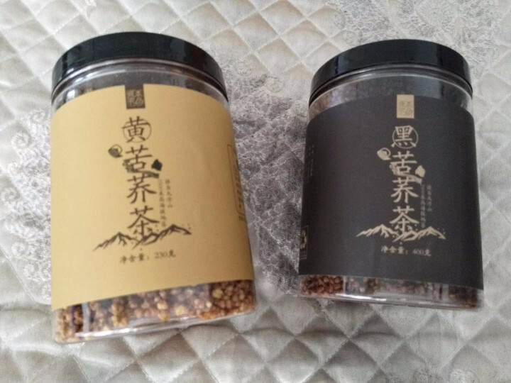 源本农品 2罐装 黑苦荞茶黄苦荞麦茶 四川大凉山特级特产大麦茶正品全胚芽大颗粒麦香茶 谷物养生茶 黑黄苦荞组合罐装 630g怎么样，好用吗，口碑，心得，评价，试,第2张