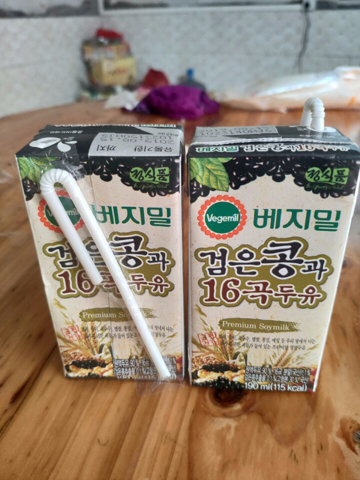 韩国进口 倍吉美尔16谷物黑豆豆奶营养豆乳 190ml*2（体验装）怎么样，好用吗，口碑，心得，评价，试用报告,第2张