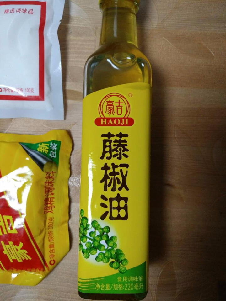 【豪吉旗舰店】四川藤椒油 麻油 食用调油 凉拌菜 调味料 220ml怎么样，好用吗，口碑，心得，评价，试用报告,第3张