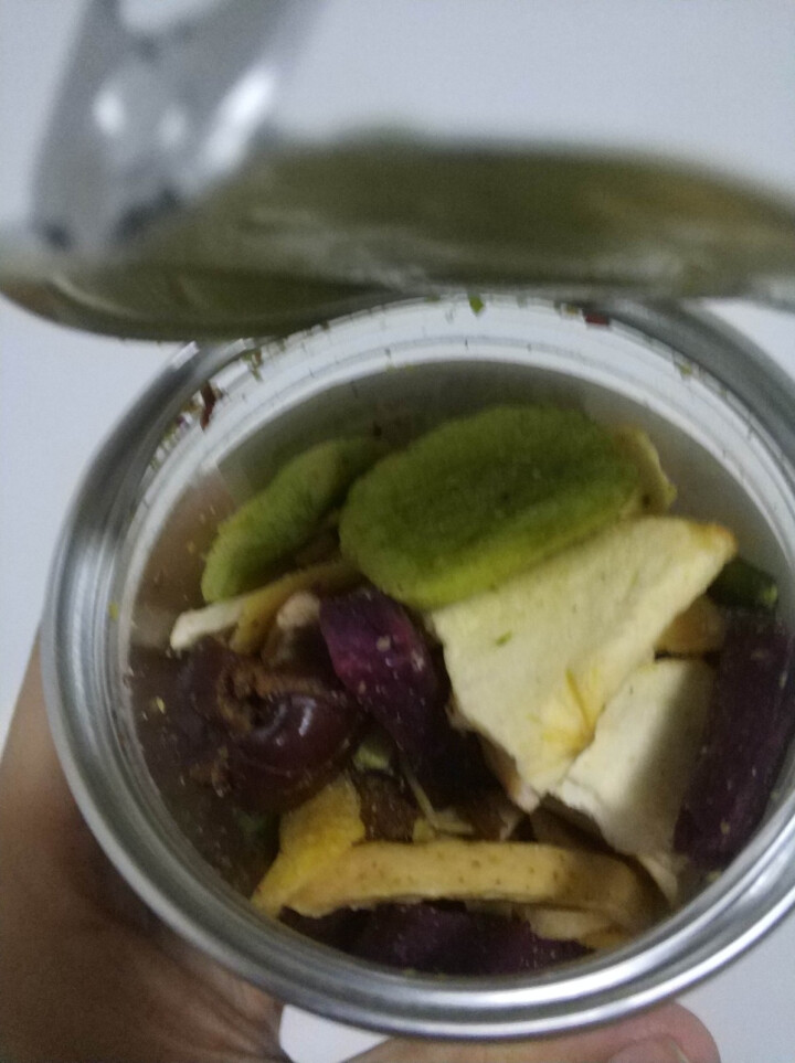 迪迪猪 综合蔬果脆干90净重 罐装什锦蔬菜脆干零食果蔬干脆片低热量小零怎么样，好用吗，口碑，心得，评价，试用报告,第4张