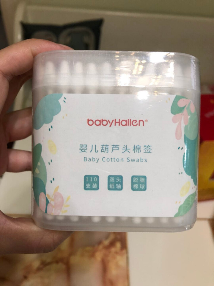 小哈伦（baby hallen）婴儿棉签 新生儿双头棉签 宝宝肚脐清洁棉签 儿童掏耳螺旋头棉签 610支怎么样，好用吗，口碑，心得，评价，试用报告,第2张