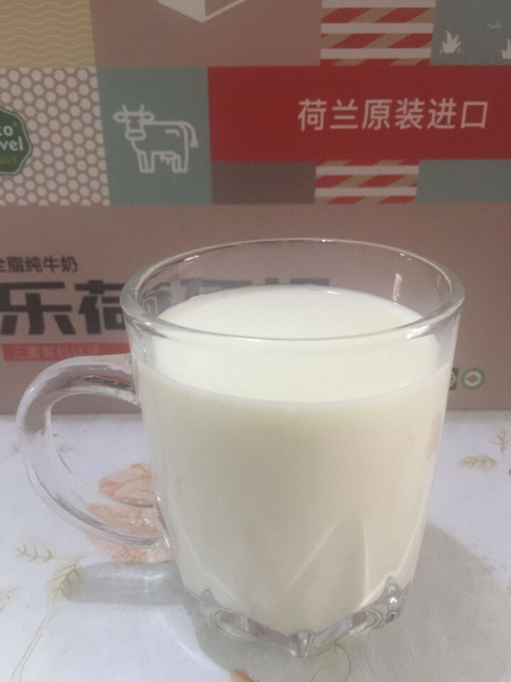 欧盟有机认证 荷兰进口 乐荷（vecozuivel）全脂有机纯牛奶 1L*6盒礼盒装怎么样，好用吗，口碑，心得，评价，试用报告,第4张