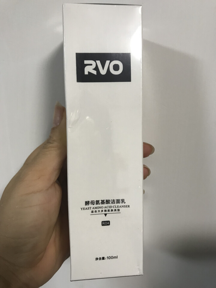 RVO洗面奶 氨基酸洁面乳100ml（温和洁面 深层清洁 氨基酸系 敏感肌 洗面奶 男女适用 ） 白色怎么样，好用吗，口碑，心得，评价，试用报告,第2张