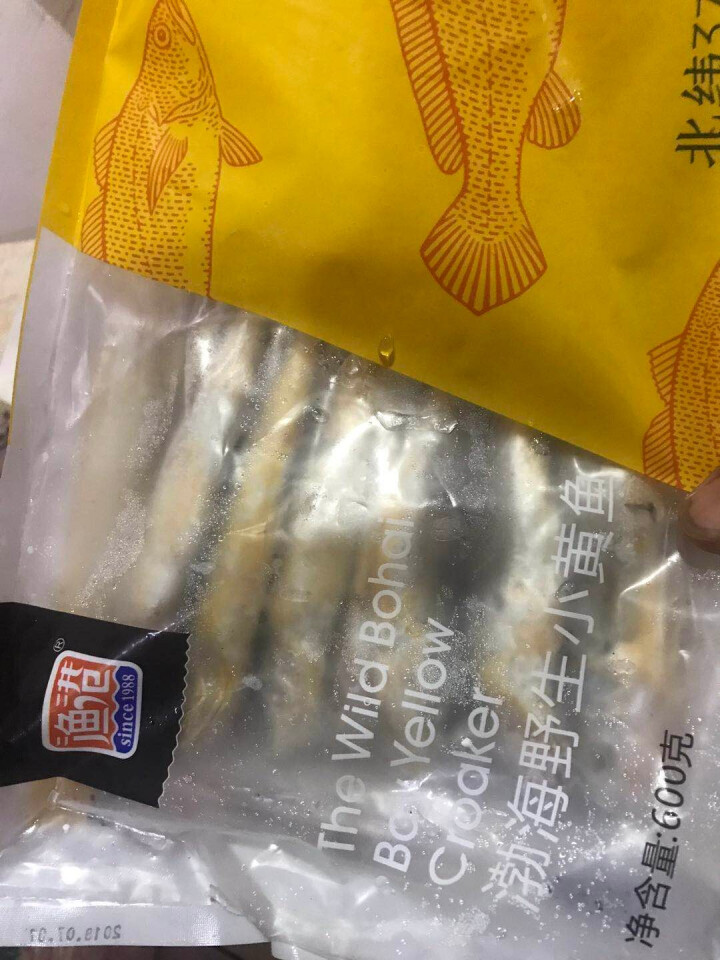 渔港 渤海野生小黄鱼600g 约12,第2张