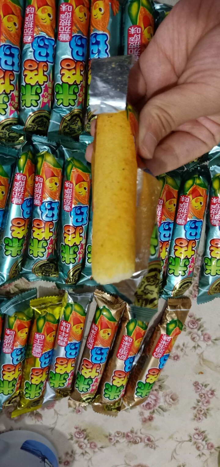 徐福记 夹心米果卷 散装称500g 米格玛奶油芝士番茄味零食饼干 （随机混合味）怎么样，好用吗，口碑，心得，评价，试用报告,第6张