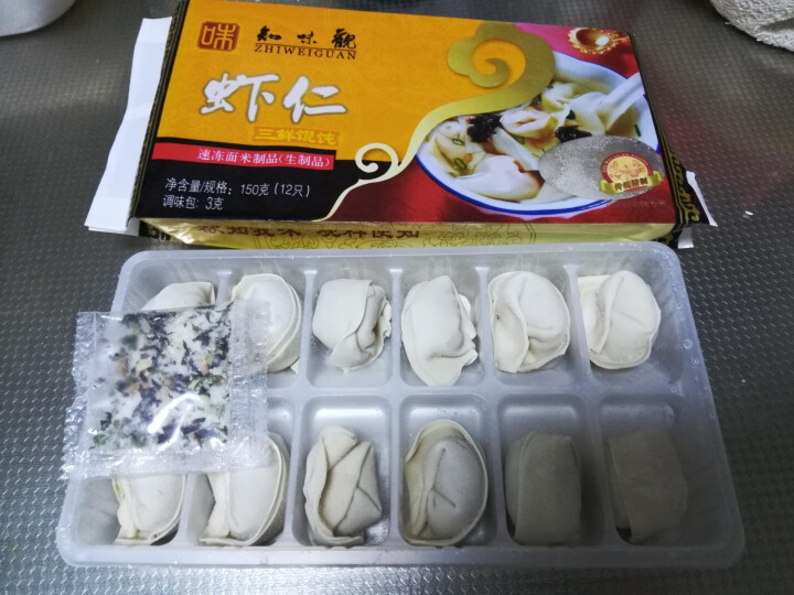 知味观 馄饨 虾仁三鲜 150g怎么样，好用吗，口碑，心得，评价，试用报告,第3张