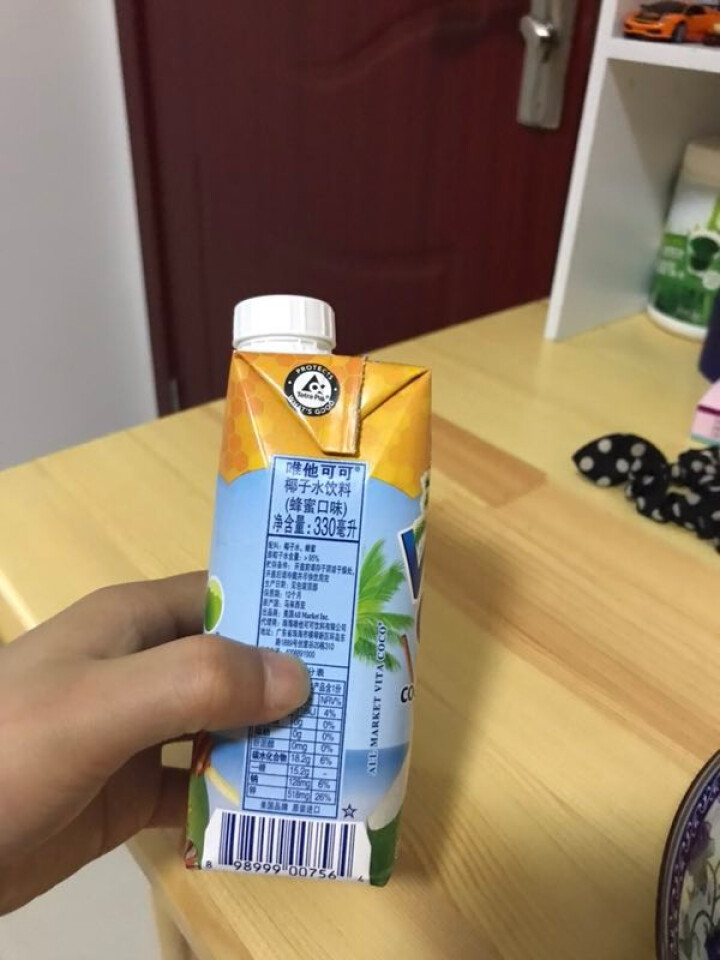 唯他可可（Vita Coco）蜂蜜味天然椰子水进口NFC果汁饮料 330ml*12瓶 整箱怎么样，好用吗，口碑，心得，评价，试用报告,第4张