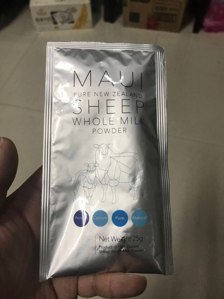 Maui全脂羊奶粉  试饮装25g  新西兰进口高钙成人奶粉学生女士中老年绵羊奶粉怎么样，好用吗，口碑，心得，评价，试用报告,第3张