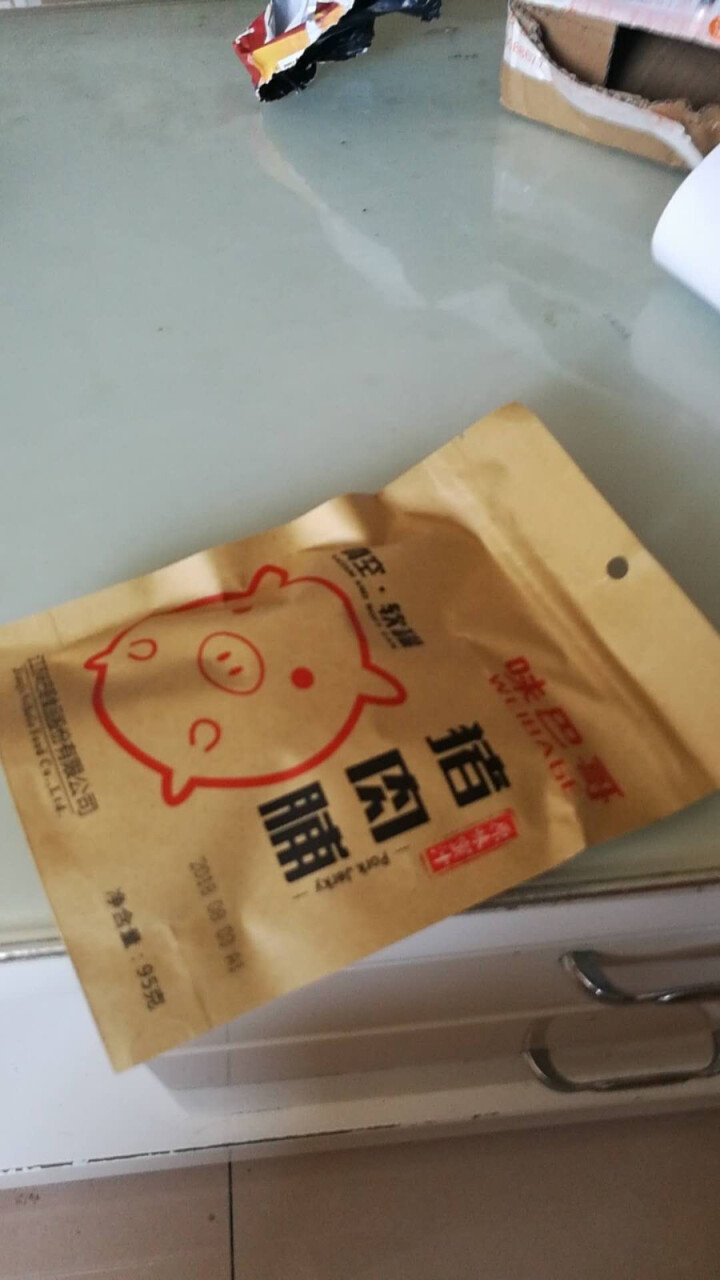 味巴哥 蜜汁猪肉脯95g 小包装 肉干肉脯 零食休闲小吃 蜜汁猪肉脯靖江风味 蜜汁味怎么样，好用吗，口碑，心得，评价，试用报告,第2张