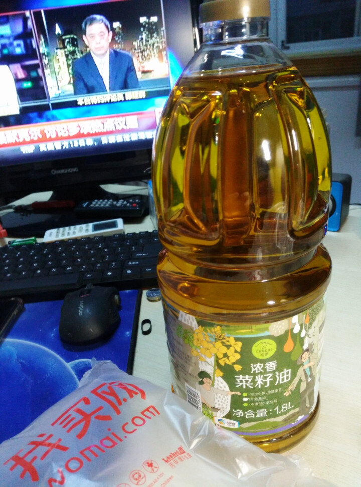 中粮初萃 非转基因古法小榨浓香菜籽油1.8L物理压榨 食用油怎么样，好用吗，口碑，心得，评价，试用报告,第3张