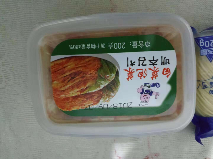 小肥食品白菜泡菜200g辣白菜韩式泡菜腌制咸菜开味下饭菜 小肥泡菜1盒怎么样，好用吗，口碑，心得，评价，试用报告,第2张