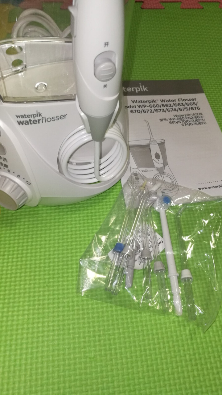 洁碧（Waterpik）家用便携手持式冲牙器/水牙线/洗牙器/洁牙机 非电动牙刷 磁吸速充 WP,第4张