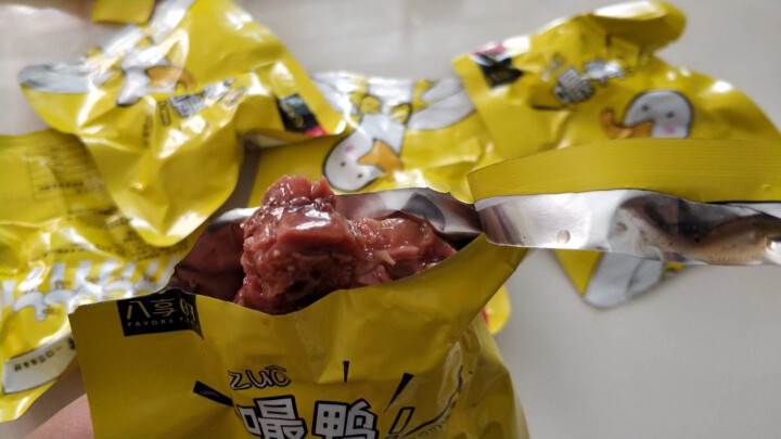 【京东自有品牌】八享时 嘬鸭 卤鸭脖子200g 麻辣味 肉干肉脯 零食特产 卤味小吃怎么样，好用吗，口碑，心得，评价，试用报告,第5张