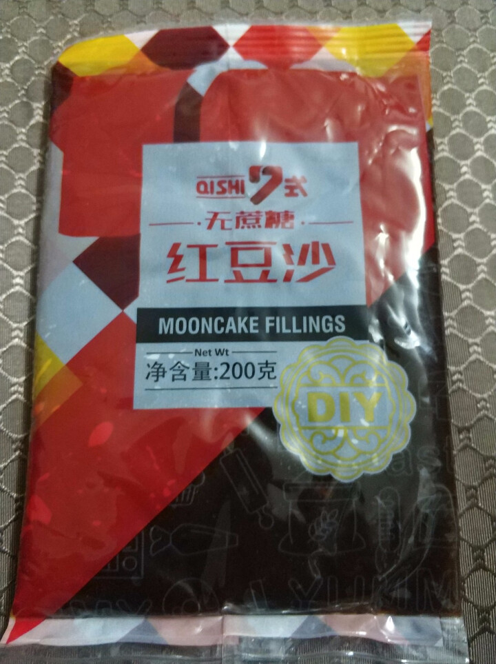 7式  烘焙原料 月饼馅料 红豆沙馅 200g怎么样，好用吗，口碑，心得，评价，试用报告,第2张