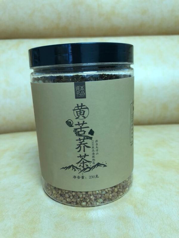 源本农品 2罐装 黑苦荞茶黄苦荞麦茶 四川大凉山特级特产大麦茶正品全胚芽大颗粒麦香茶 谷物养生茶 黑黄苦荞组合罐装 630g怎么样，好用吗，口碑，心得，评价，试,第4张