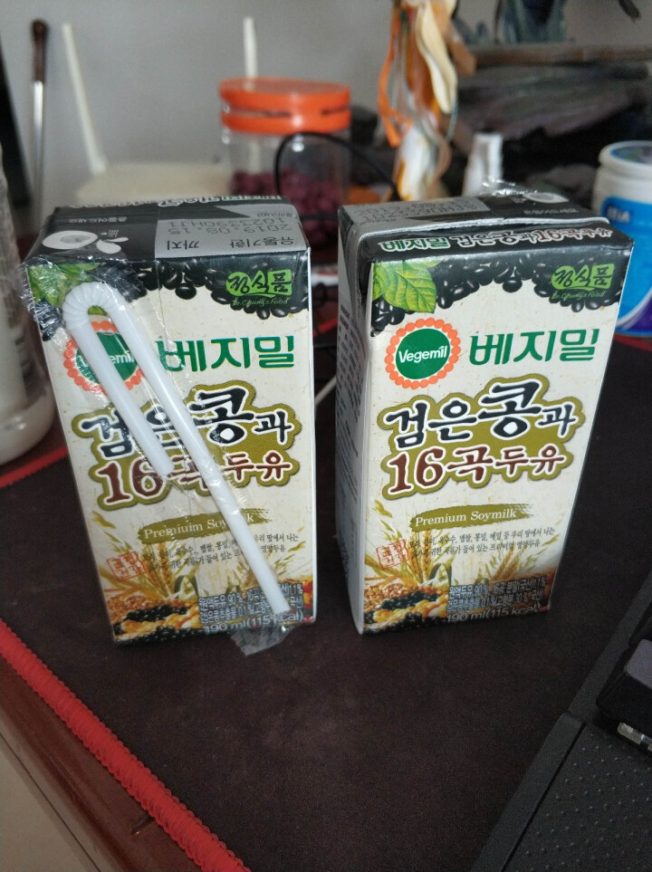 韩国进口 倍吉美尔16谷物黑豆豆奶营养豆乳 190ml*2（体验装）怎么样，好用吗，口碑，心得，评价，试用报告,第2张