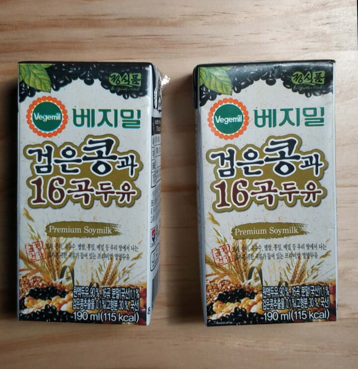 韩国进口 倍吉美尔16谷物黑豆豆奶营养豆乳 190ml*2（体验装）怎么样，好用吗，口碑，心得，评价，试用报告,第2张