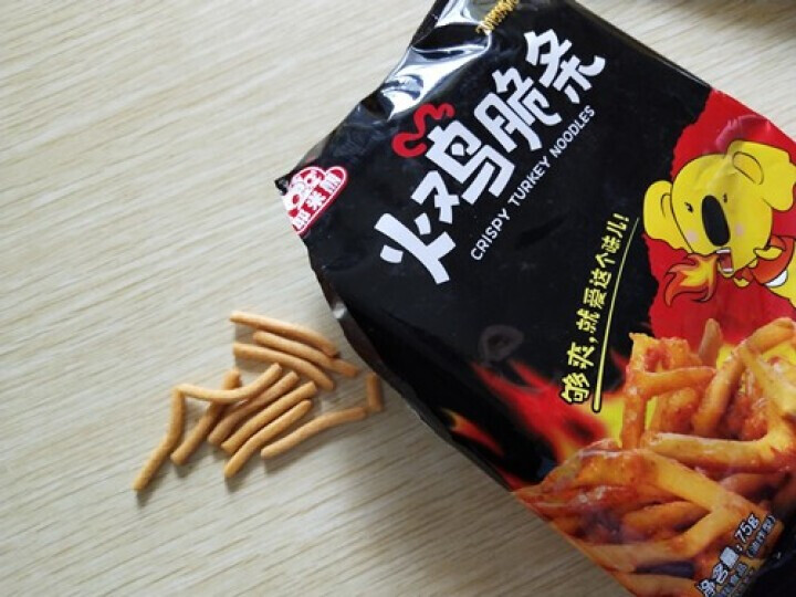 耶米熊 火鸡脆条75g 休闲零食膨化小吃脆条薯条休闲零食小吃 薯条虾条 香辣味怎么样，好用吗，口碑，心得，评价，试用报告,第4张