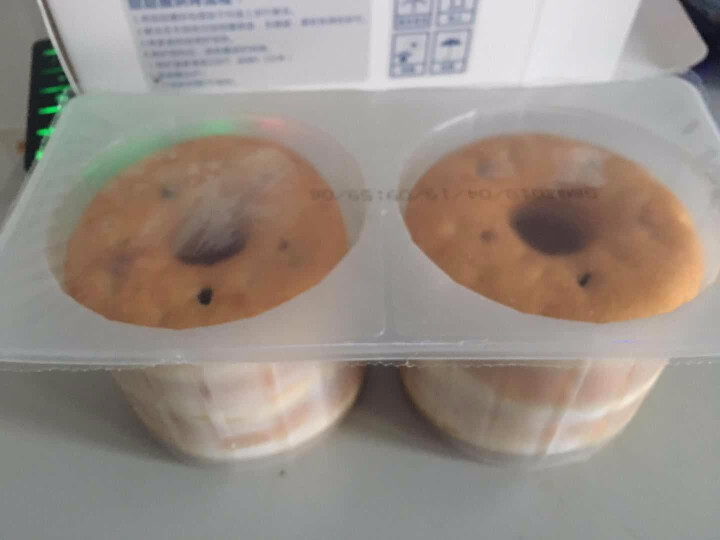 奥昆（AOKUN）蓝莓味甜甜圈300g/盒  6个/盒 糕点早餐面包食品 速烤烘焙怎么样，好用吗，口碑，心得，评价，试用报告,第3张