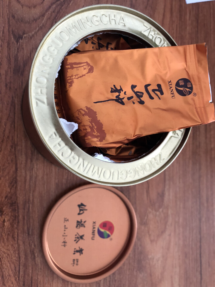 仙福官方旗舰店 武夷山红茶正山小种圆罐 10袋装50g怎么样，好用吗，口碑，心得，评价，试用报告,第4张