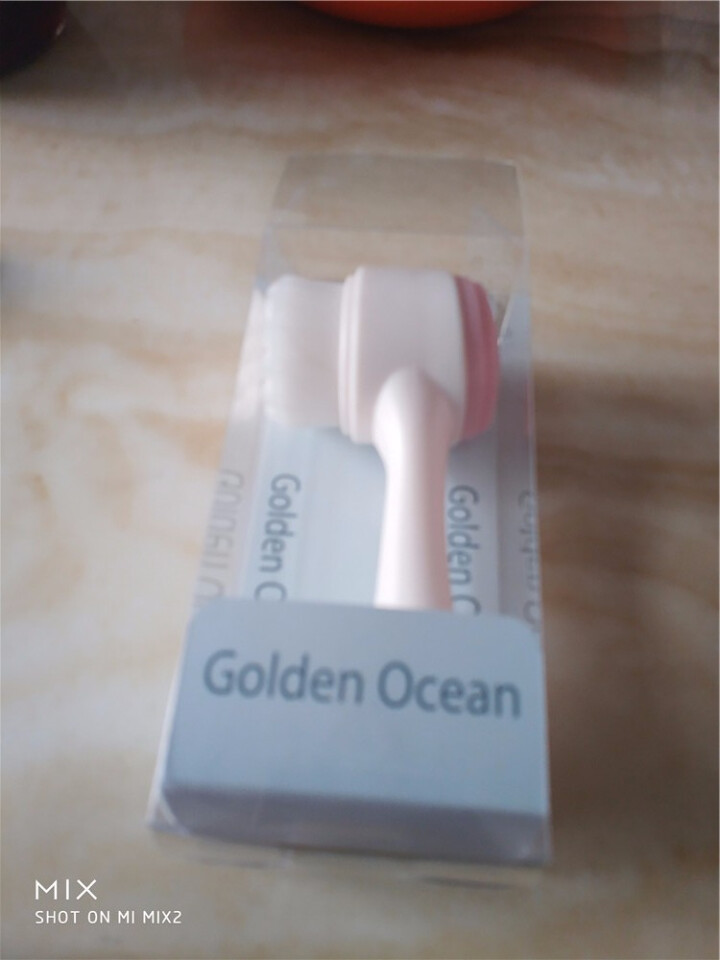 GoldenOcean金海洋梅花双面洗脸刷 站立式软毛硅胶洗脸刷 去黑头去角质 洗脸扑洁面刷 草绿色怎么样，好用吗，口碑，心得，评价，试用报告,第2张