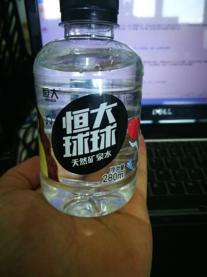 恒大 球球天然矿泉水小瓶 饮用水 瓶装水 280ml*1瓶怎么样，好用吗，口碑，心得，评价，试用报告,第4张