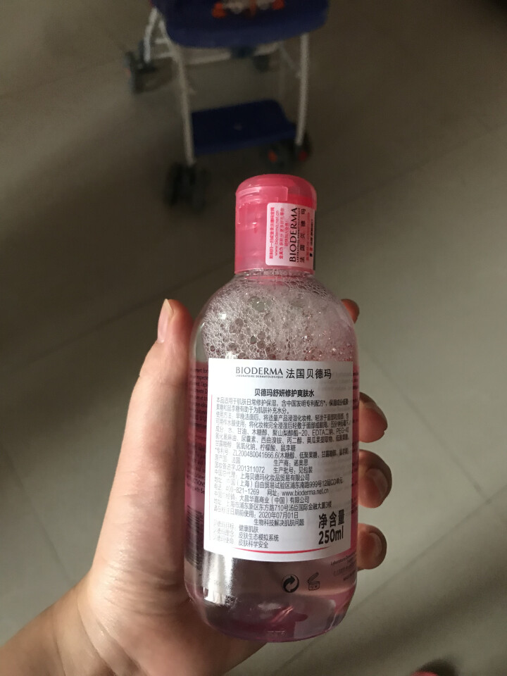 法国贝德玛（Bioderma）舒妍修护爽肤水250ml（补水修护 舒缓泛红 收缩毛孔 水膜 眼周 原装进口）怎么样，好用吗，口碑，心得，评价，试用报告,第6张