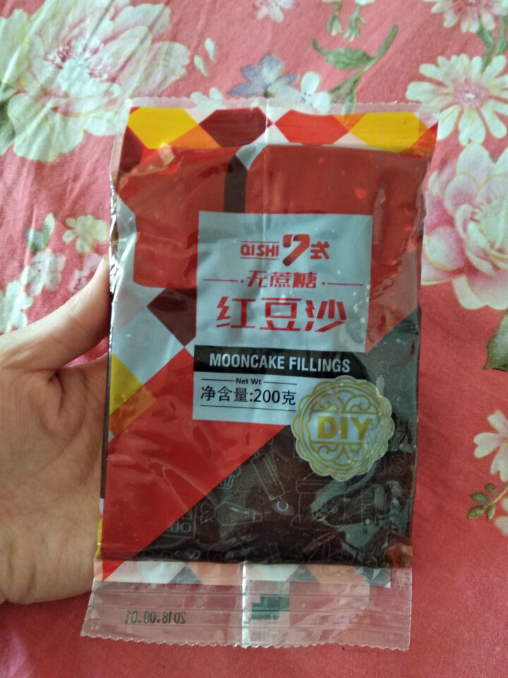 7式  烘焙原料 月饼馅料 红豆沙馅 200g怎么样，好用吗，口碑，心得，评价，试用报告,第2张