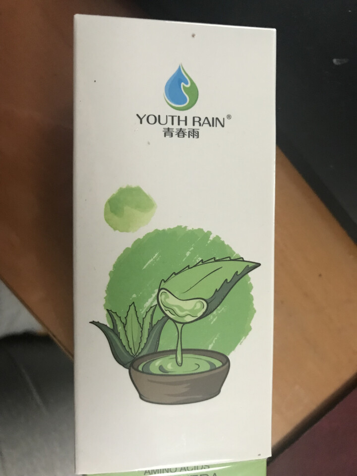 青春雨（YOUTH RAIN）氨基酸芦荟洁面乳100ml 洗面奶男女通用 保湿补水 控油祛痘深层清洁 1支装怎么样，好用吗，口碑，心得，评价，试用报告,第2张