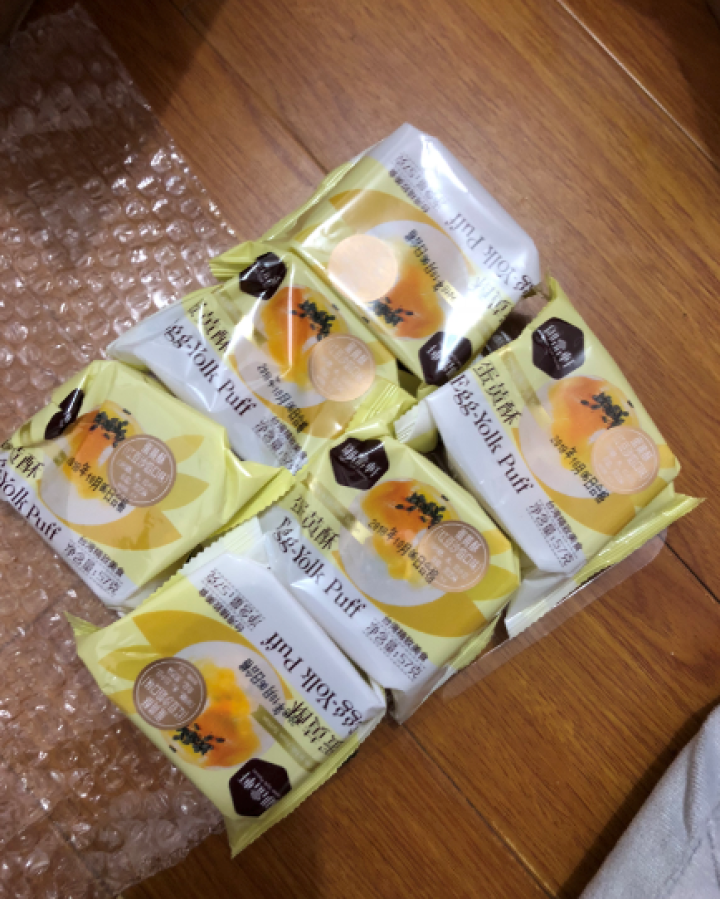 御品軒 御品轩豆沙蛋黄酥6粒342g手工点心糕点特产食品办公零食红豆馅饼怎么样，好用吗，口碑，心得，评价，试用报告,第3张