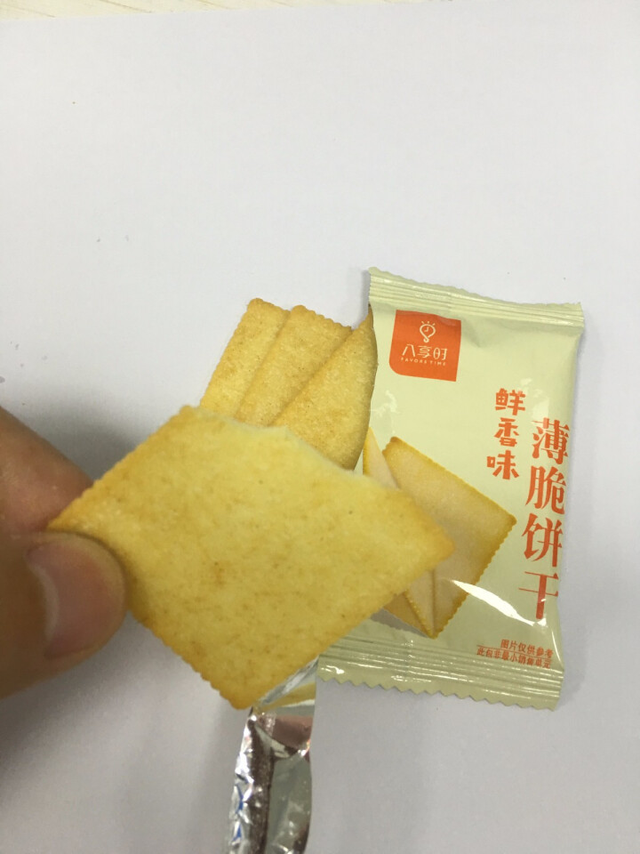 【京东自有品牌】八享时 薄脆饼干 鲜香味 285g/袋 蛋糕 休闲零食怎么样，好用吗，口碑，心得，评价，试用报告,第4张