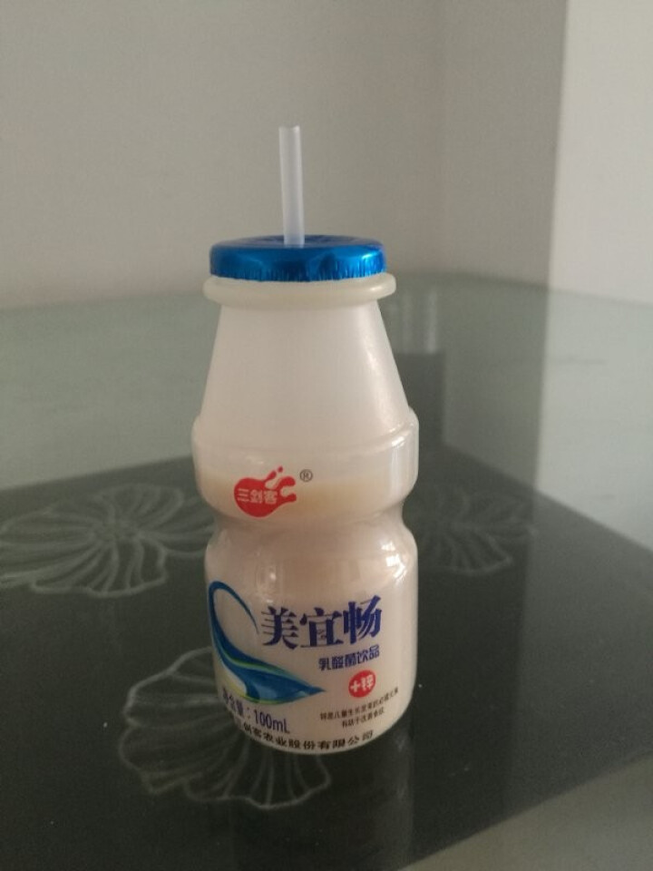 三剑客 儿童牛奶 美宜畅乳酸菌牛奶饮品100ml*25瓶 原味 含葡萄糖酸锌 礼品箱怎么样，好用吗，口碑，心得，评价，试用报告,第4张