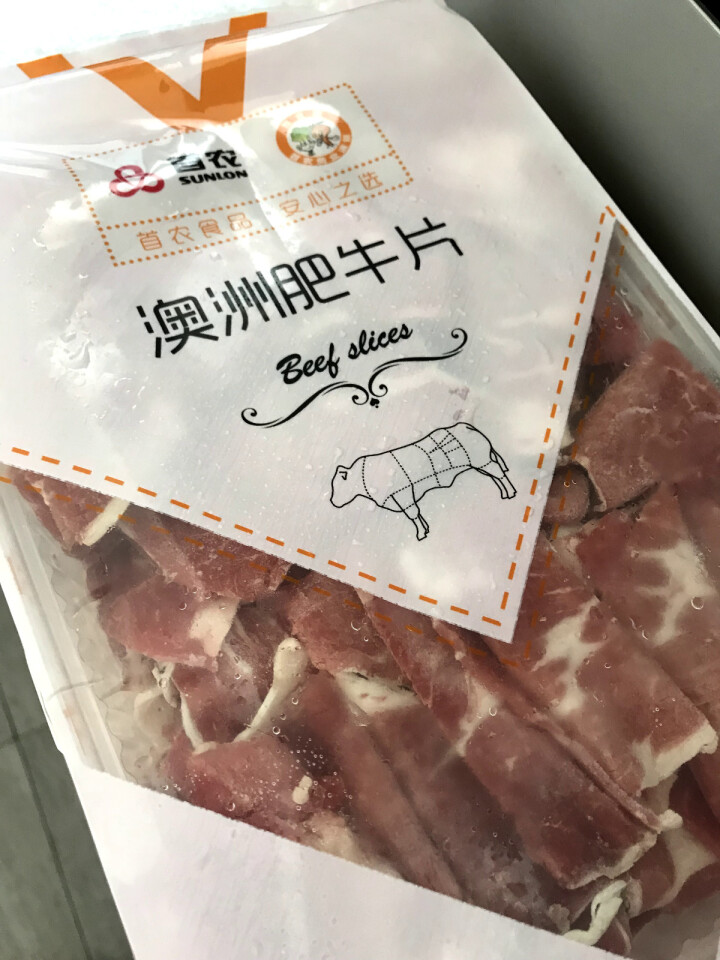 首食惠 澳洲谷饲100天前胸原切 400g/袋 火锅食材 肥牛片肥牛卷怎么样，好用吗，口碑，心得，评价，试用报告,第2张