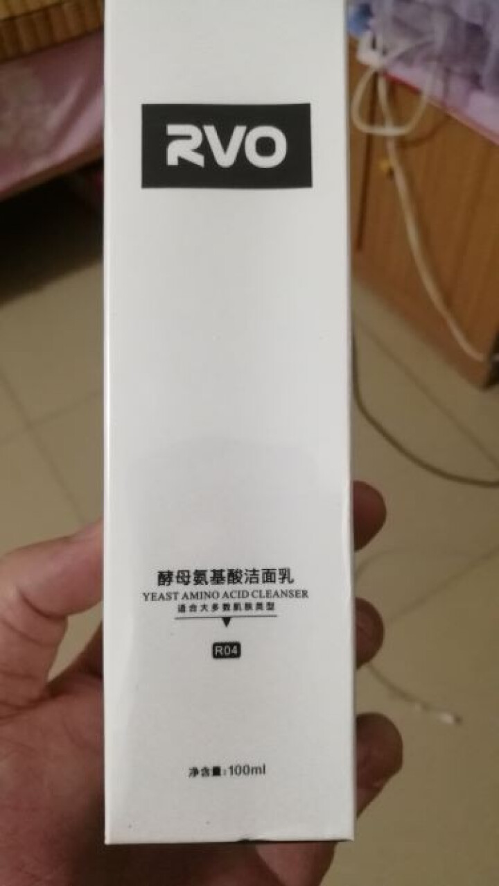 RVO洗面奶 氨基酸洁面乳100ml（温和洁面 深层清洁 氨基酸系 敏感肌 洗面奶 男女适用 ） 白色怎么样，好用吗，口碑，心得，评价，试用报告,第2张