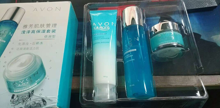 雅芳 AVON 肌肤管理滢泽高保湿套装（倍润型) （礼盒 保湿滋润）怎么样，好用吗，口碑，心得，评价，试用报告,第3张