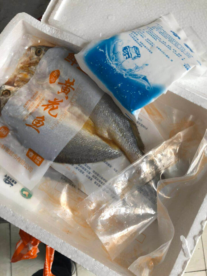 鲜盟 冷冻香煎黄花鱼黄鱼鲞 黄鱼生鲜 500g 2条袋装怎么样，好用吗，口碑，心得，评价，试用报告,第3张