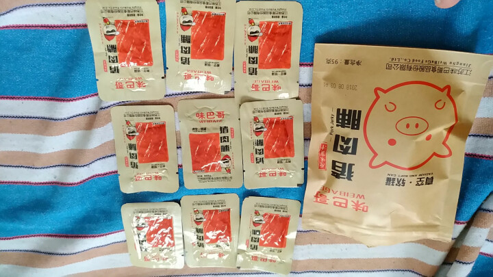 味巴哥 蜜汁猪肉脯95g 小包装 肉干肉脯 零食休闲小吃 蜜汁猪肉脯靖江风味 蜜汁味怎么样，好用吗，口碑，心得，评价，试用报告,第3张